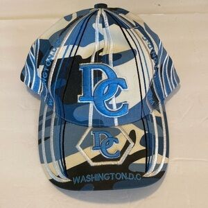 Washington DC ball cap blue Velcro adjustable